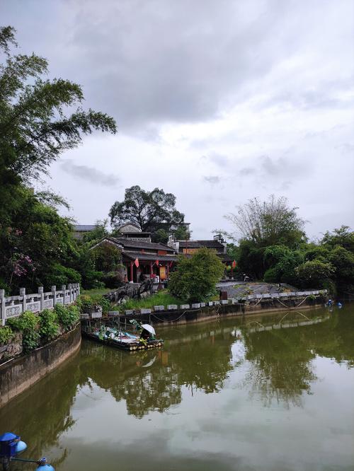 黃姚古鎮池塘垂釣記 一竿煙雨，半日閑